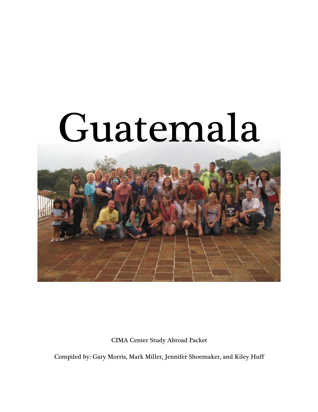 CIMA Center Study Abroad Packet