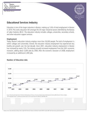Educational Services Industry