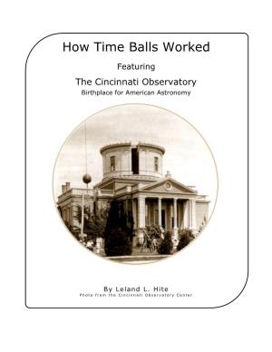 How Time Balls Worked