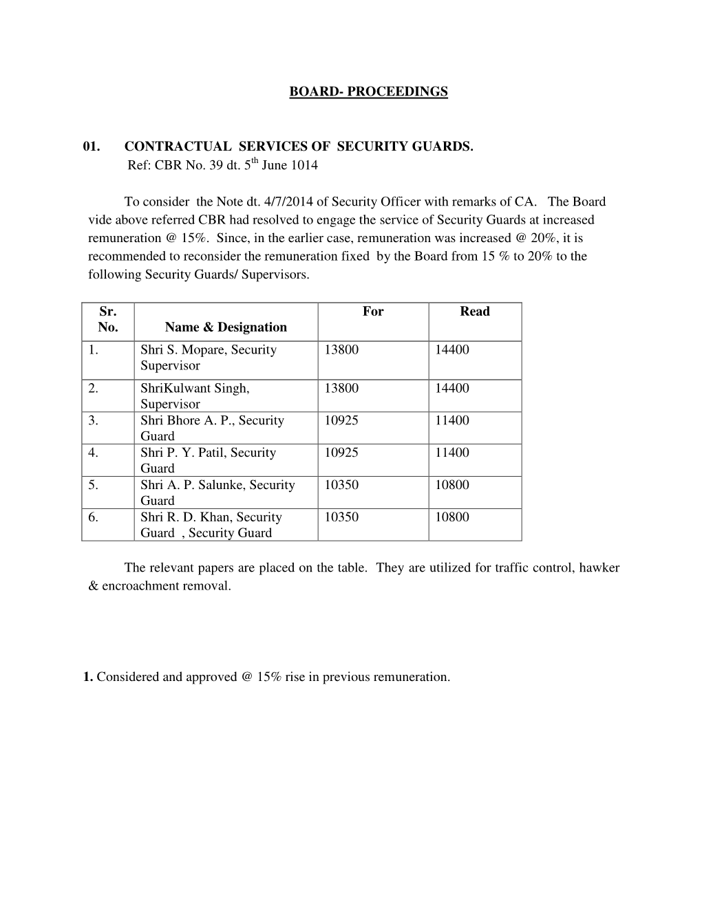 Kirkee Cantonment Board Has Six Slums at Various Locations with Details of Each Slum Are As Under:- No