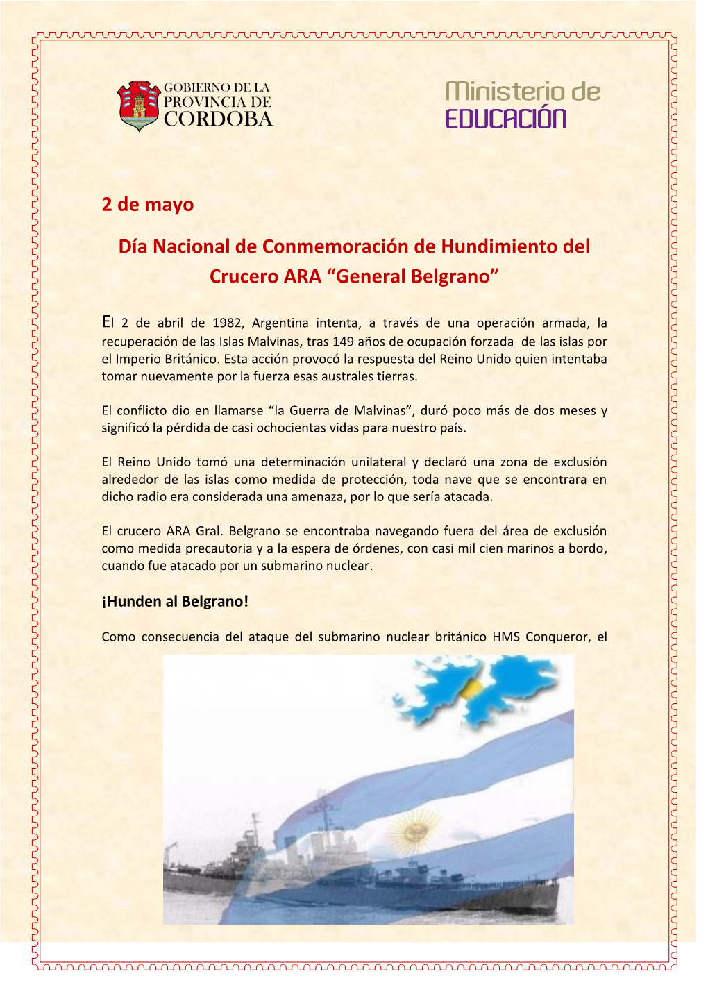 General Belgrano”