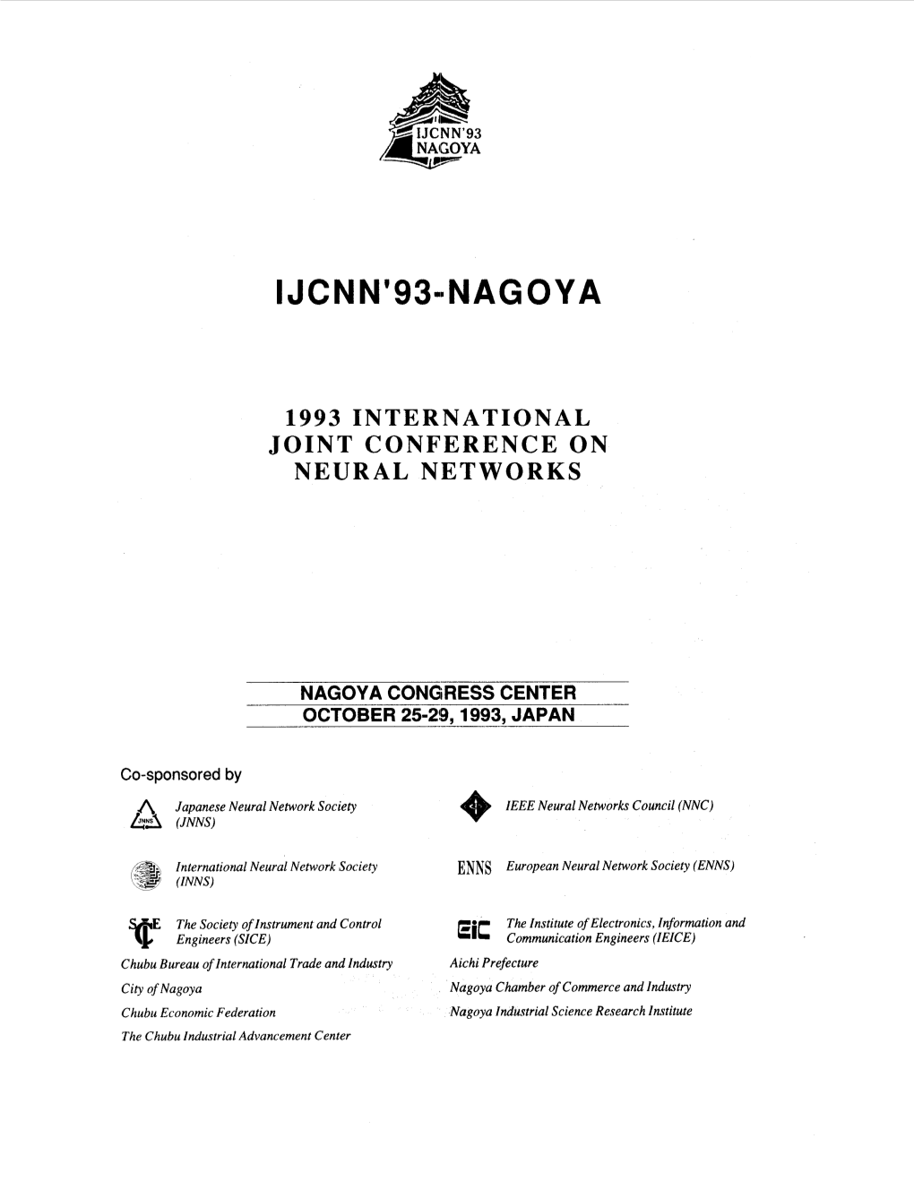 1993 International Joint Conference on Neural Networks