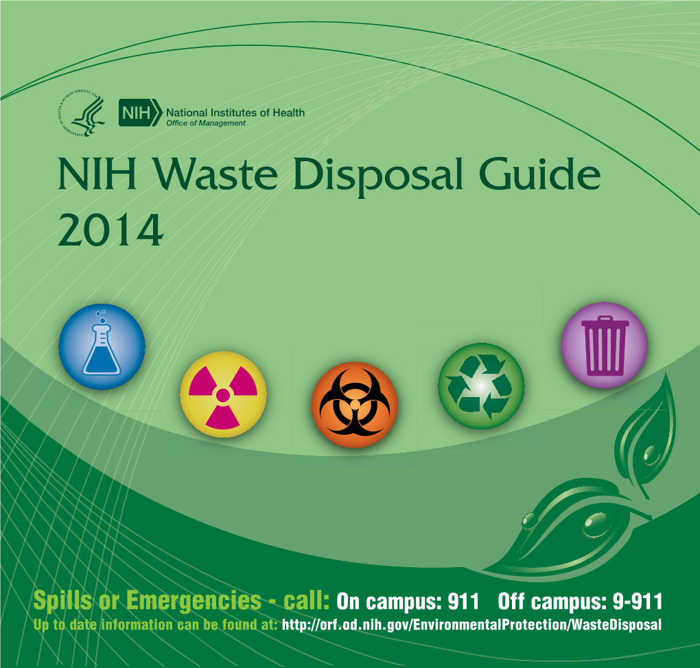 NIH Waste Disposal Guide 2014