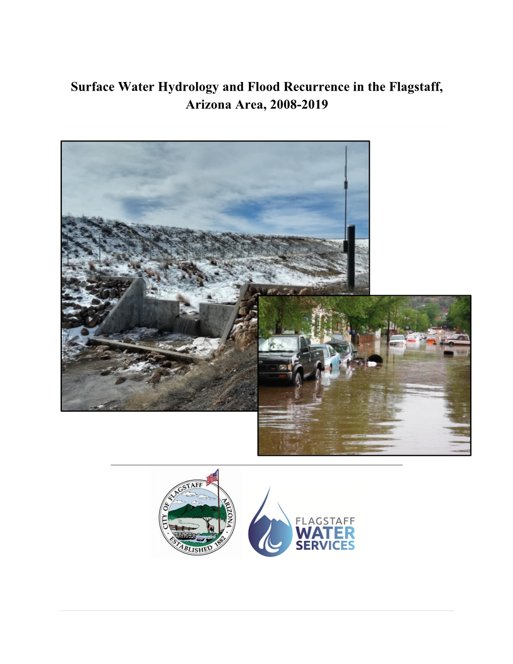 Surface Water Hydrology Flagstaff Arizona 2008-2019