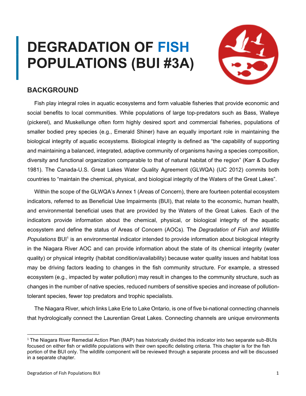 Degradation of Fish Populations (Bui #3A)