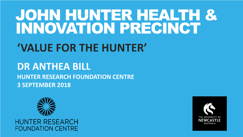 John Hunter Health & Innovation Precinct