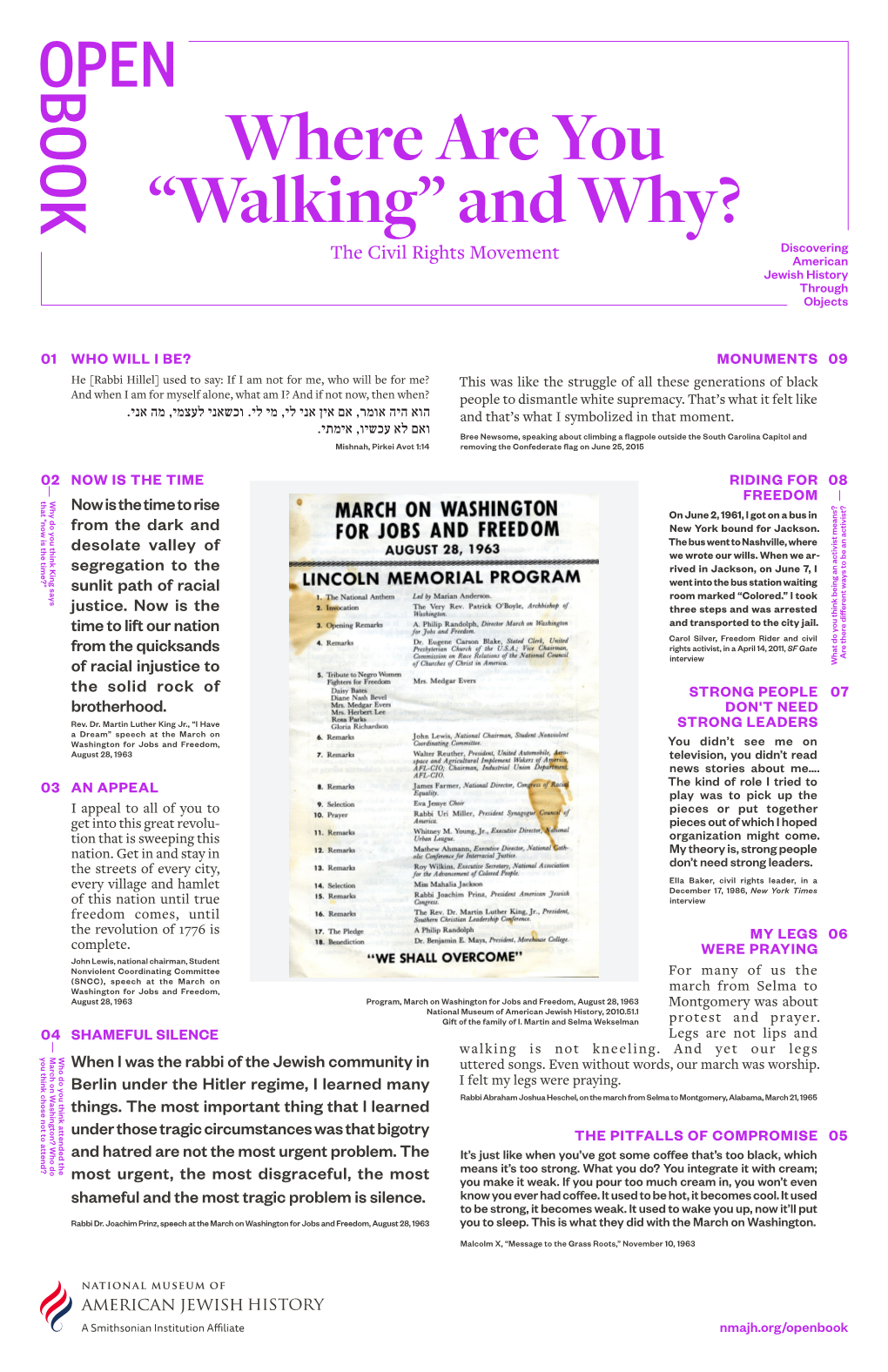 Where Are You “Walking” and Why? Discovering the Civil Rights Movement American Jewish History Through Objects