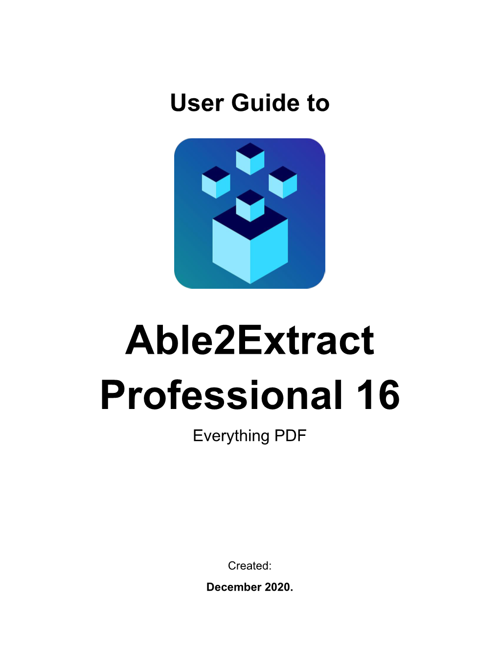 Able2extract Professional User Guide | Help File