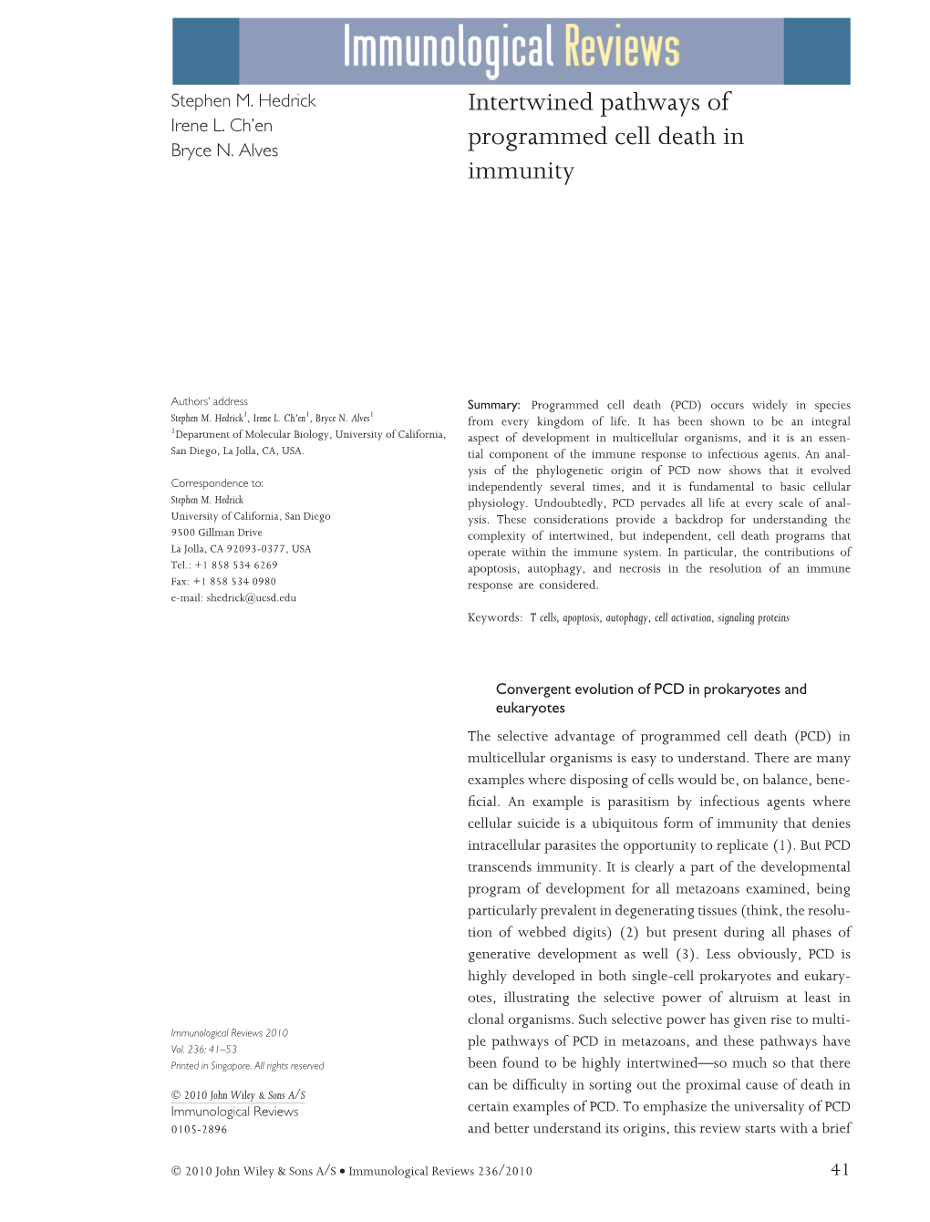 Intertwined Pathways of Programmed Cell Death in Immunity