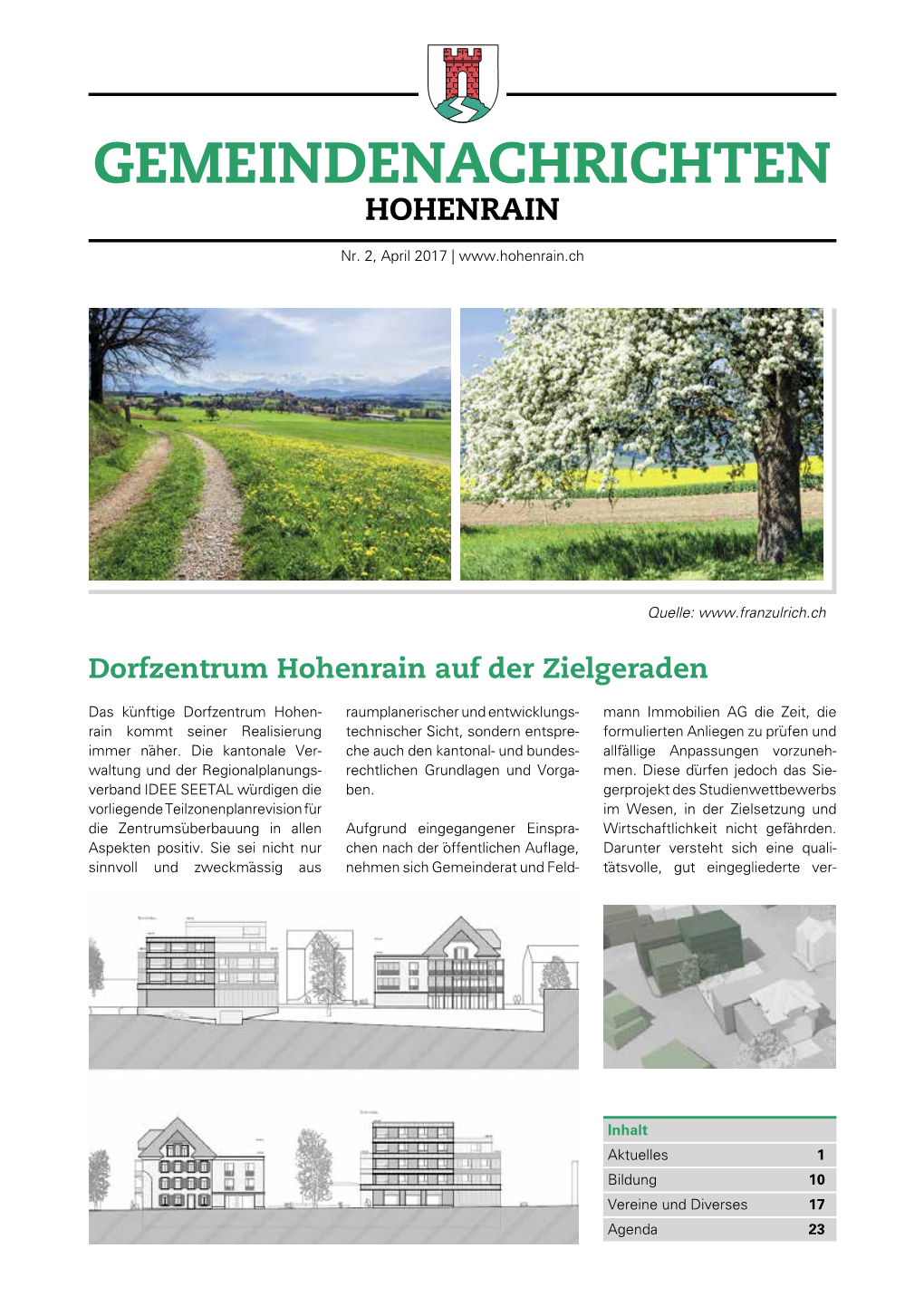 Gemeindenachrichten Hohenrain