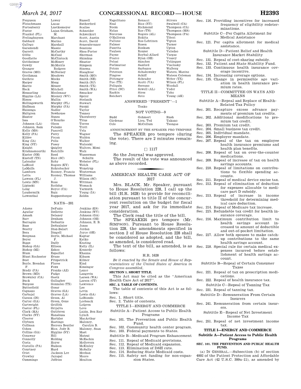 Congressional Record—House H2393