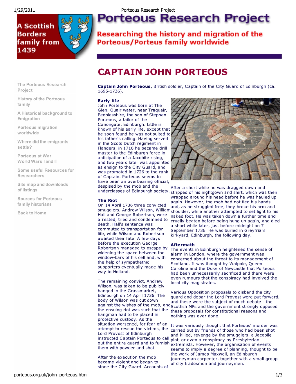 Captain John Porteous