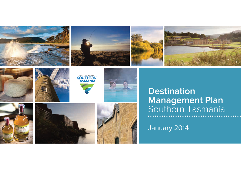 Destination Management Plan Southern Tasmania