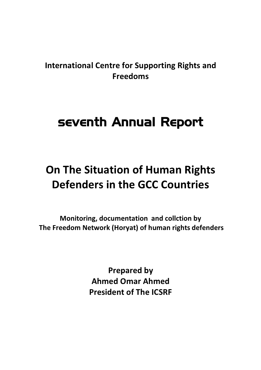 International Center for Support of Rights and Freedoms