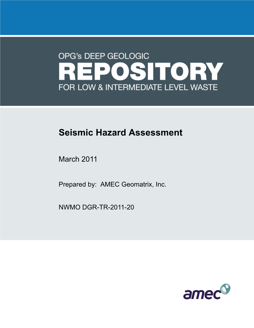 Seismic Hazard Assessment