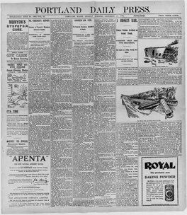 Portland Daily Press: December 22, 1896