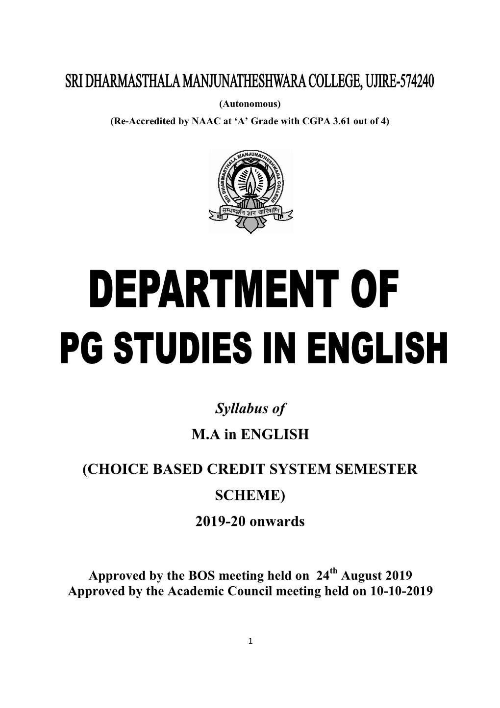 English Syllabus