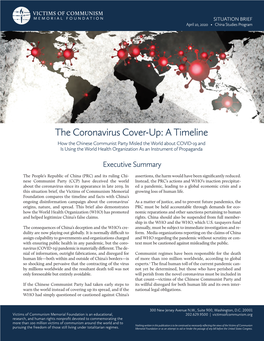 The Coronavirus Cover-Up: a Timeline