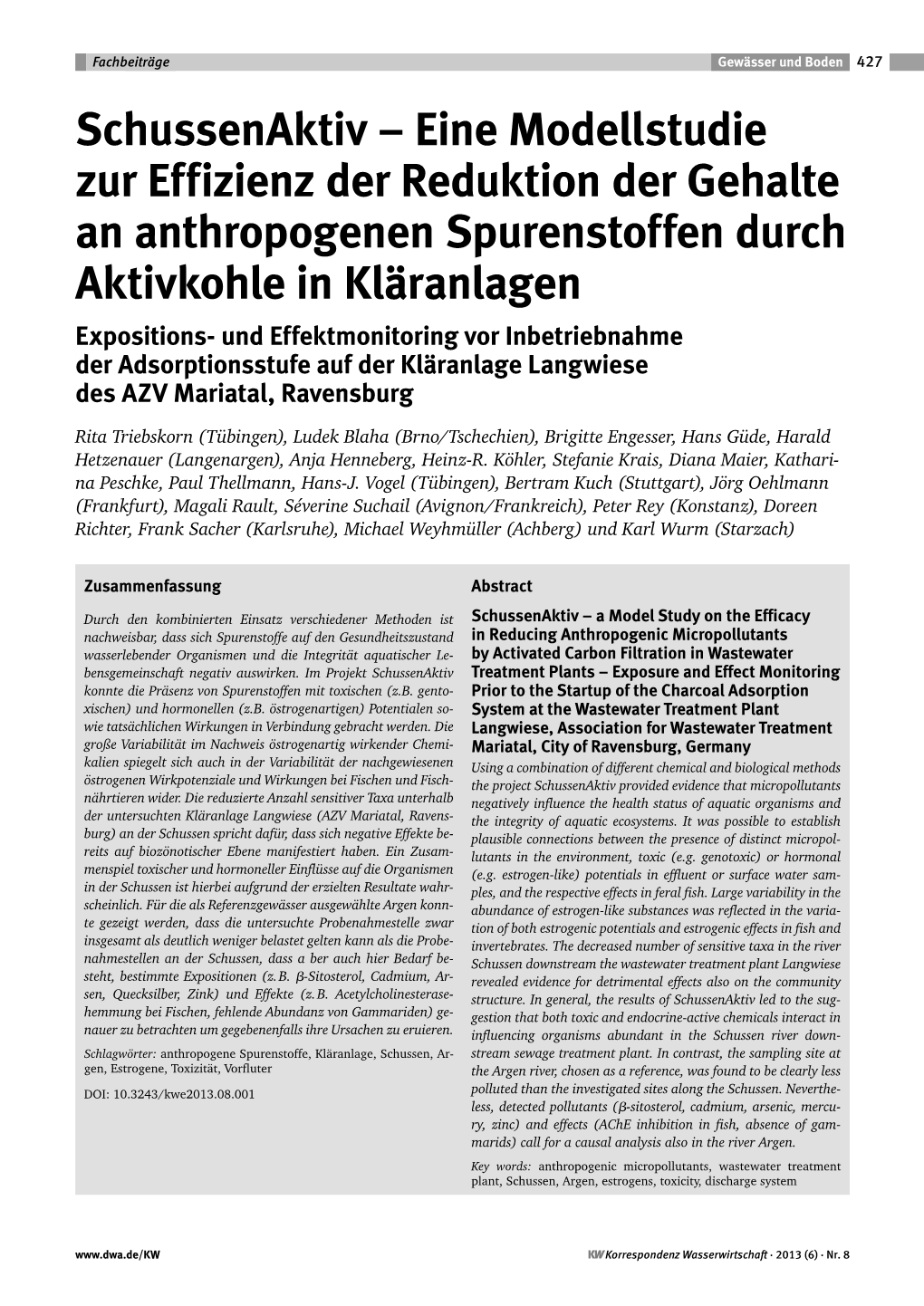 Modellstudie Zu Aktivkohle