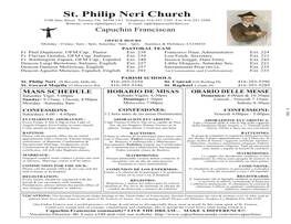 St. Philip Neri Church (PVT) LTD