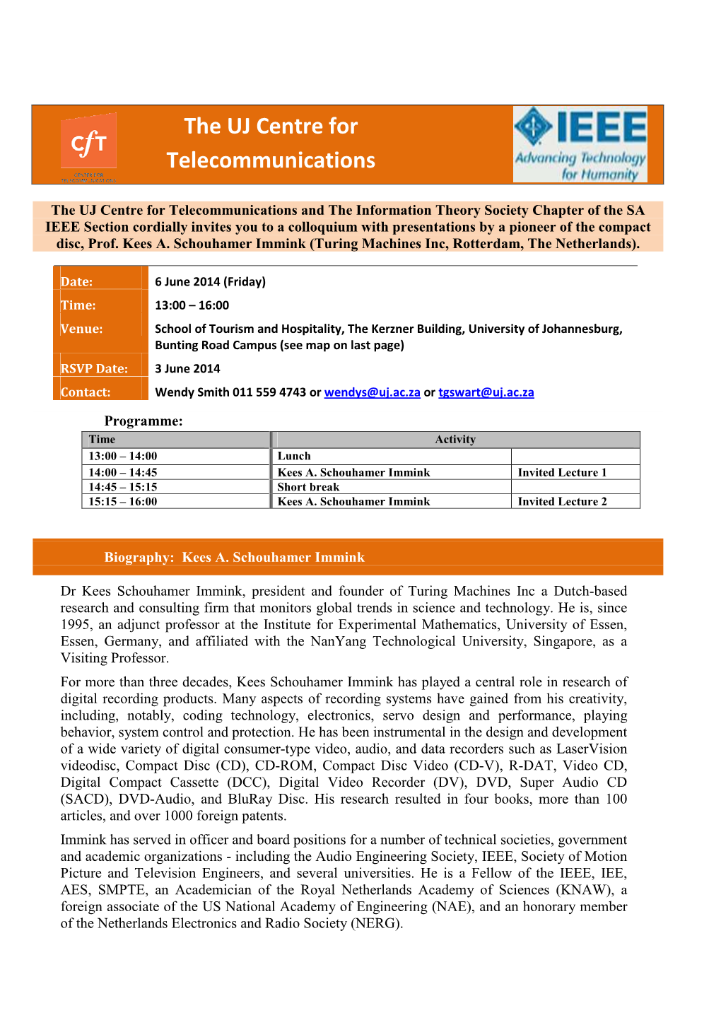 Colloquium Invitation 6Th June 2014 V1