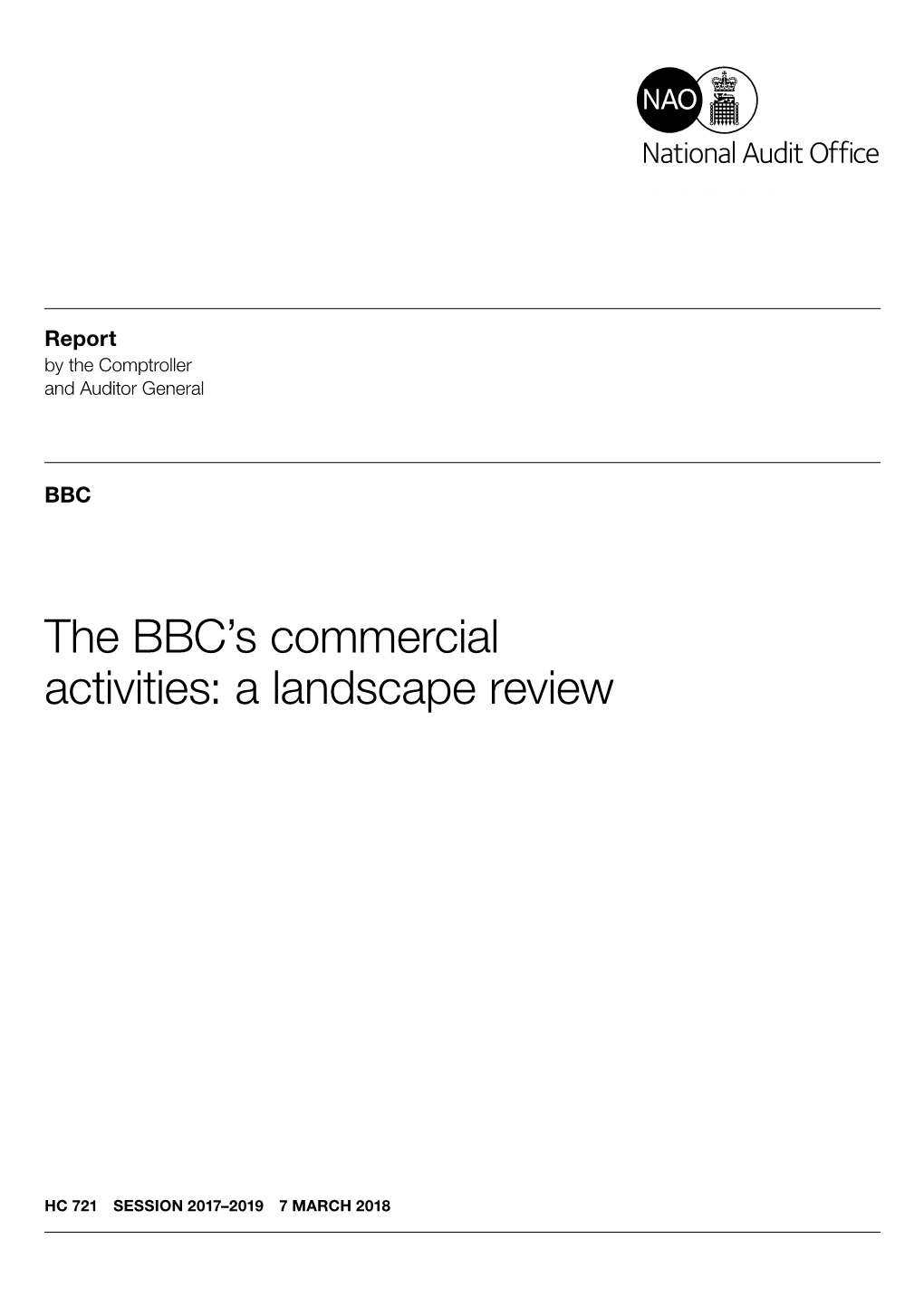 The-BBC's Commercial Activities a Landscape Review Opens in New