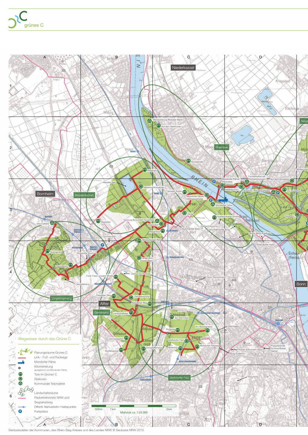 Alfter Bornheim Niederkassel Bonn Wegweiser Durch Das Grüne C