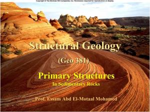 Primary Structures in Sedimentary Rocks