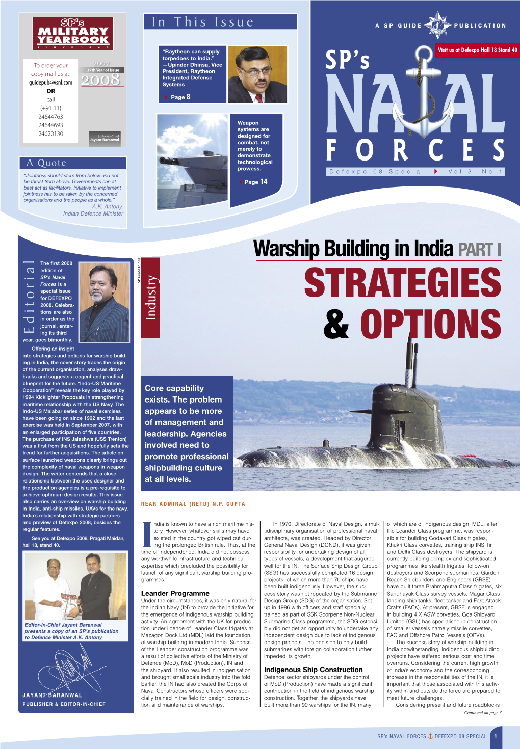 Maritime Cooperation” Reveals the Key Role Played by Core Capability 1994 Kicklighter Proposals in Strengthening Exists