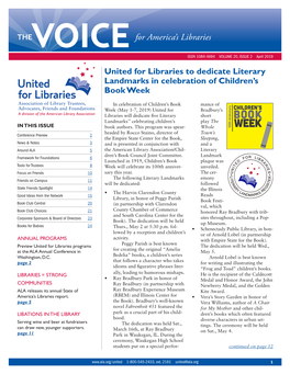 For America's Libraries United for Libraries to Dedicate Literary