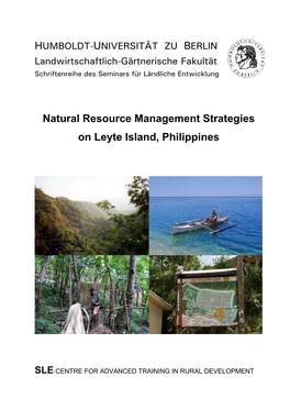 Natural Resource Management Strategies on Leyte Island, Philippines