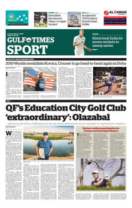 QF's Education City Golf Club