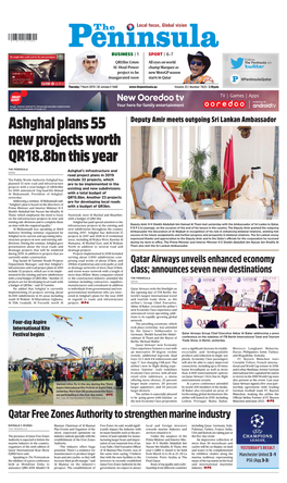 Ashghal Plans 55 New Projects Worth QR18.8Bn This Year