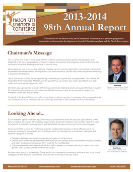 98Th Annual Report Vision