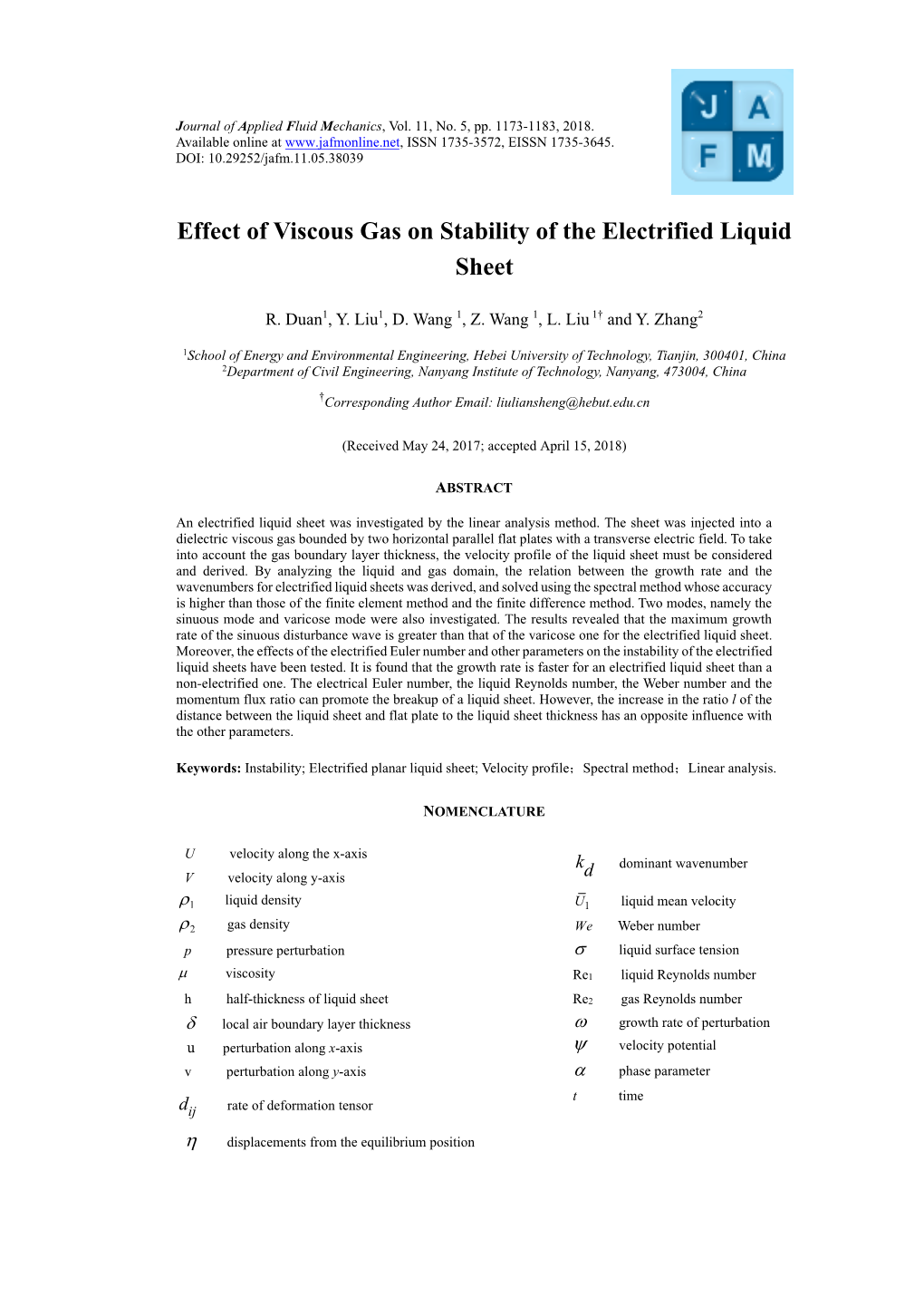 Effect of Viscous Gas on Stability of the Electrified Liquid Sheet