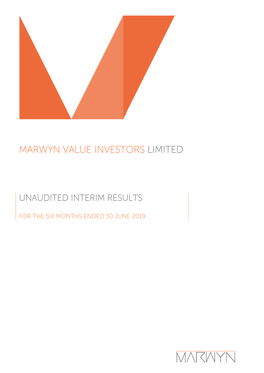 Interim Results 30 June 2019