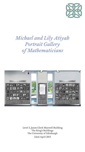 Michael and Lily Atiyah Portrait Gallery of Mathematicians