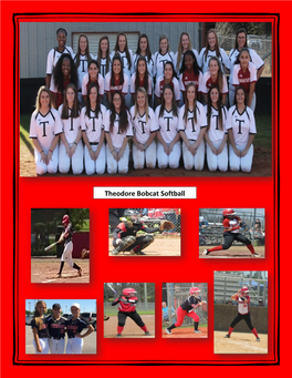 Theodore Bobcat Softball 2017 2017 JV Schedule 2017 Hankins Cougars Schedule Coaches: Chris Roberts & Kendra Isenhower Head Coach: Ray Hackett