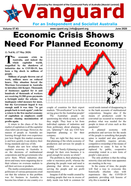Economic Crisis Shows Need for Planned Economy