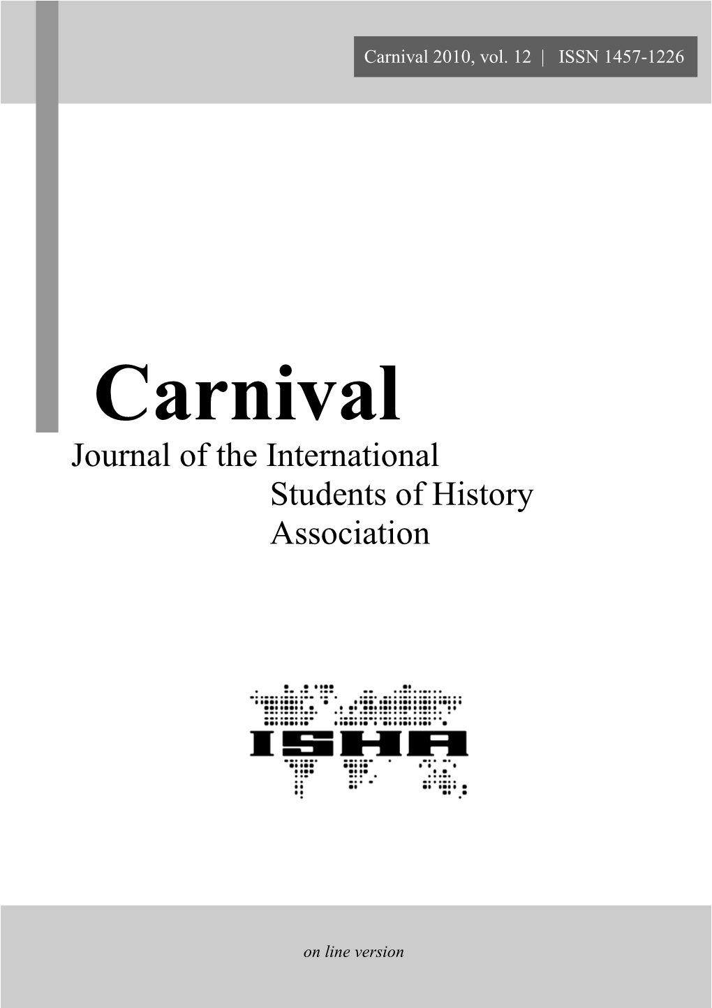 Carnival 2010 Online Version