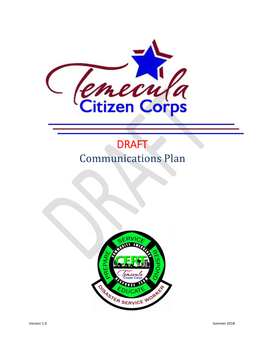TCC Communications Plan