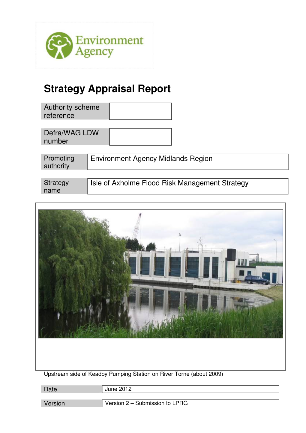 Strategy Appraisal Report