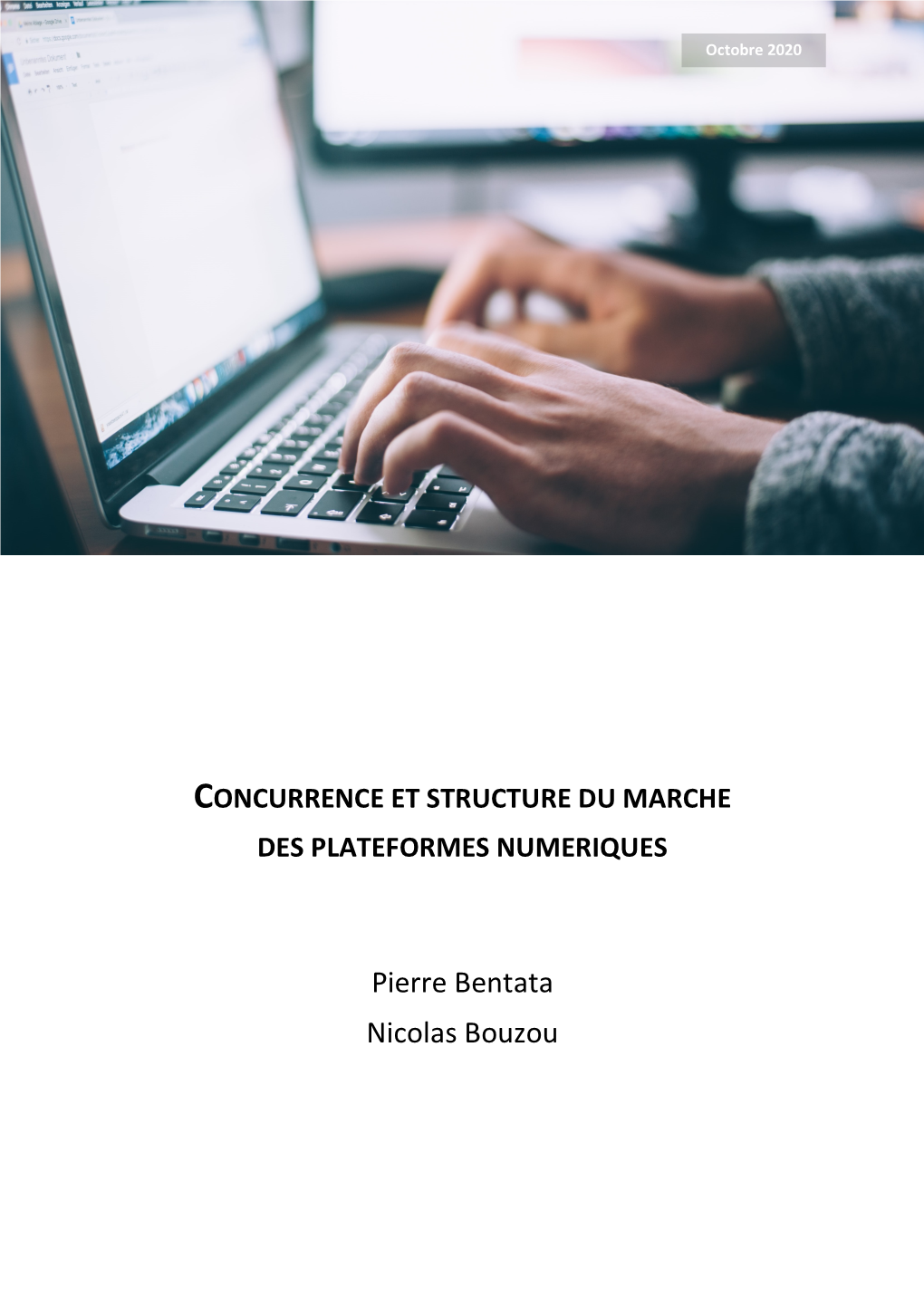 Concurrence Et Structure Du Marche Des Plateformes Numeriques