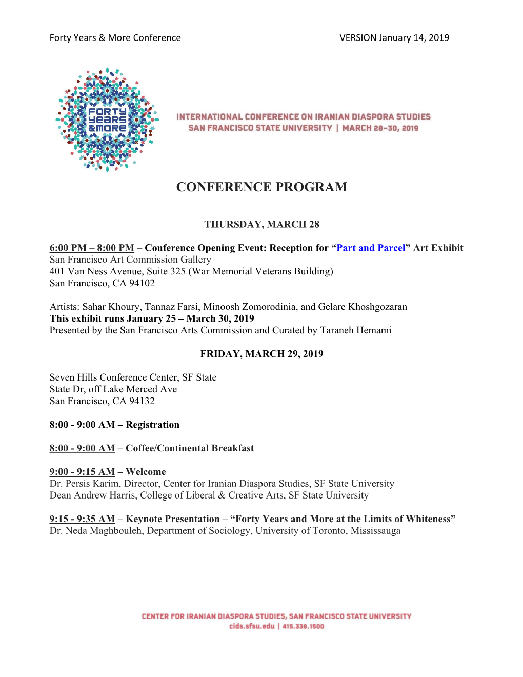 Conference Program