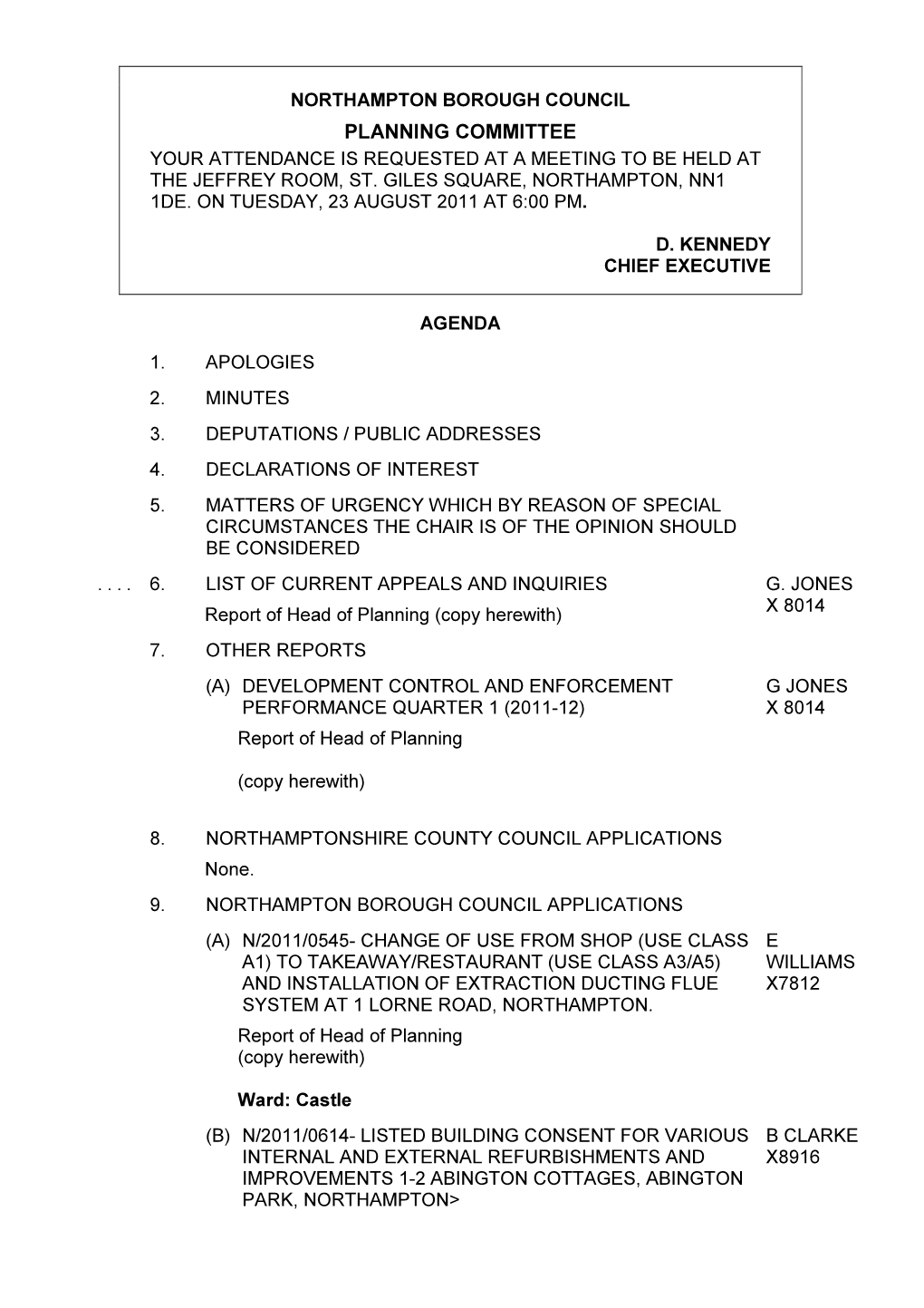 Planning Committee Your Attendance Is Requested at a Meeting to Be Held at the Jeffrey Room, St