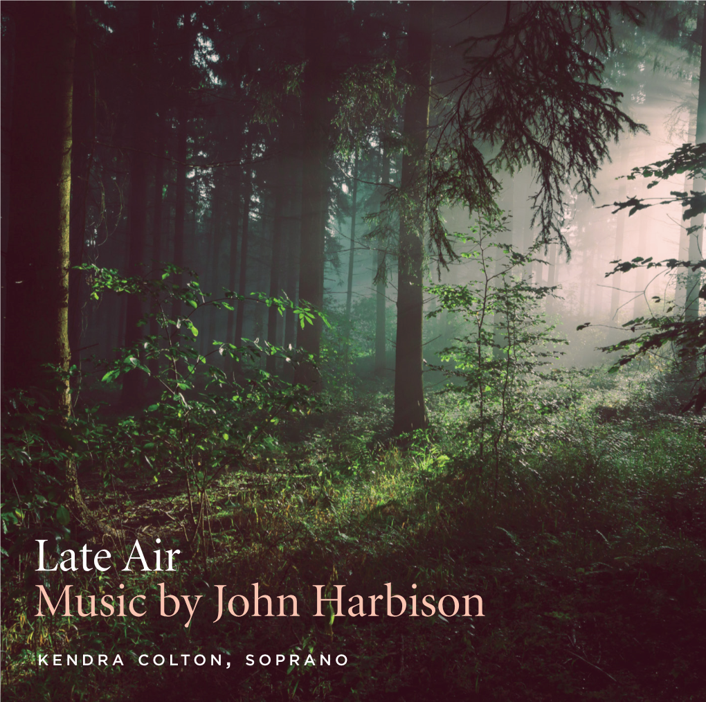 Late Air Music by John Harbison