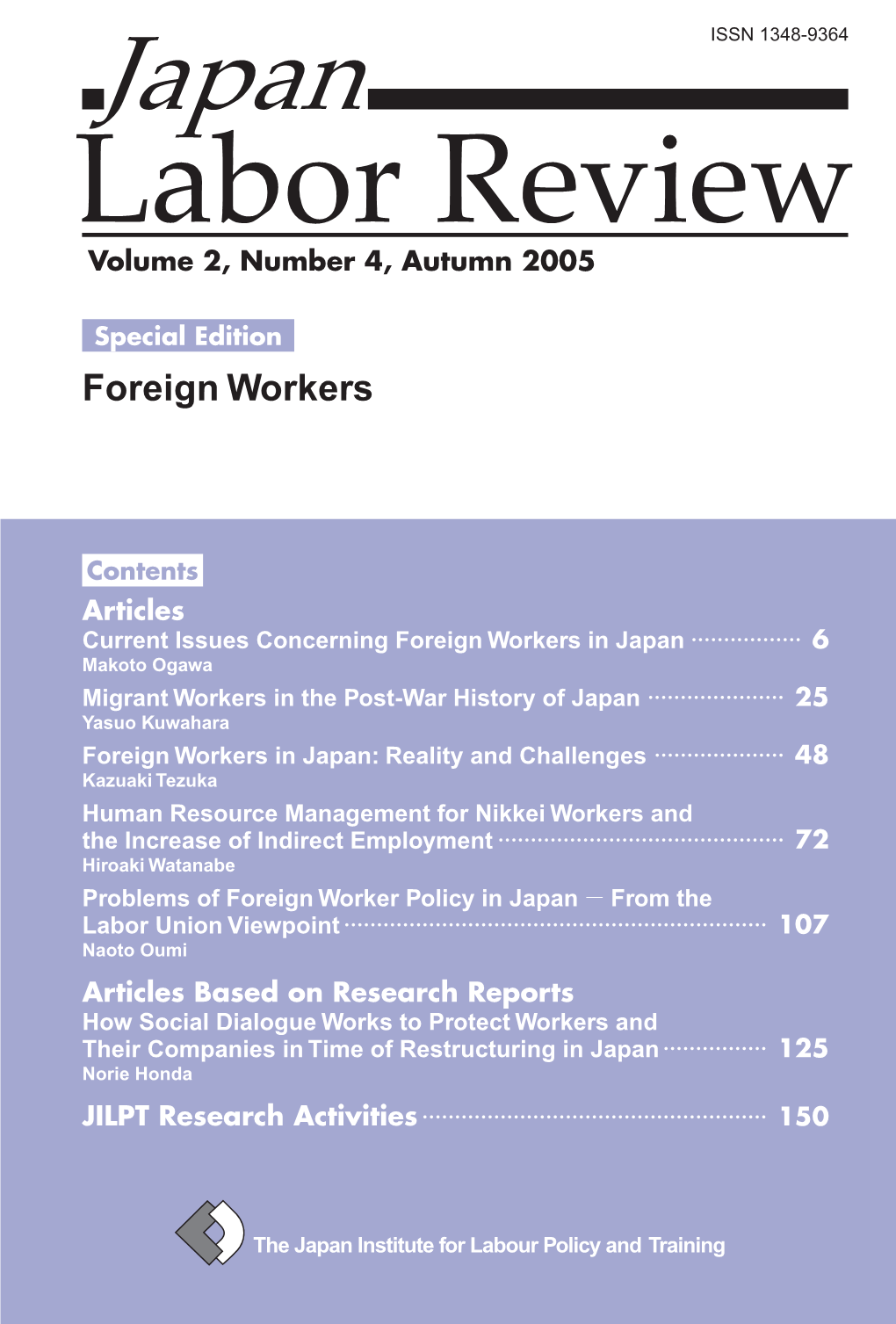 Japan Labor Review