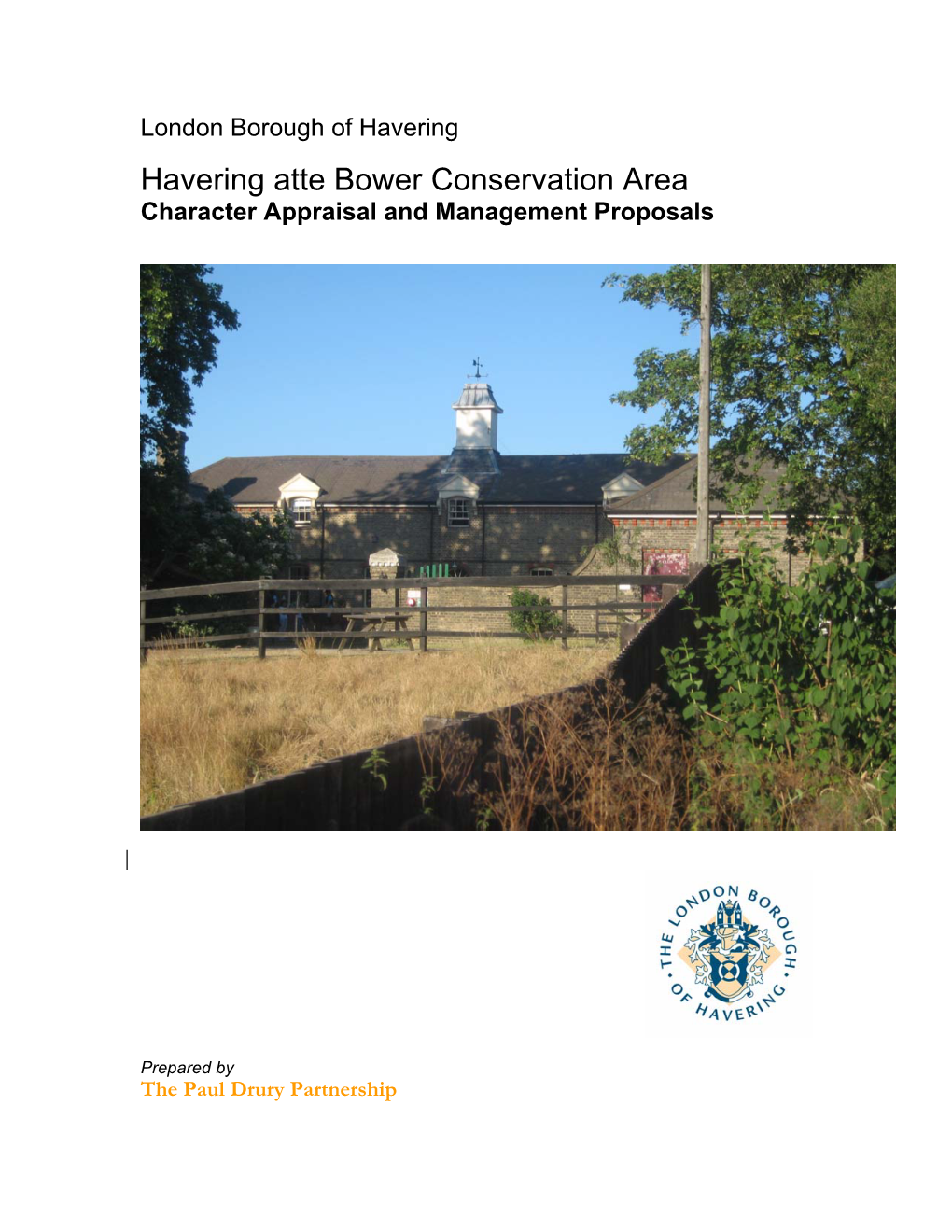 Havering Atte Bower Conservation Area Character Appraisal and Management Proposals