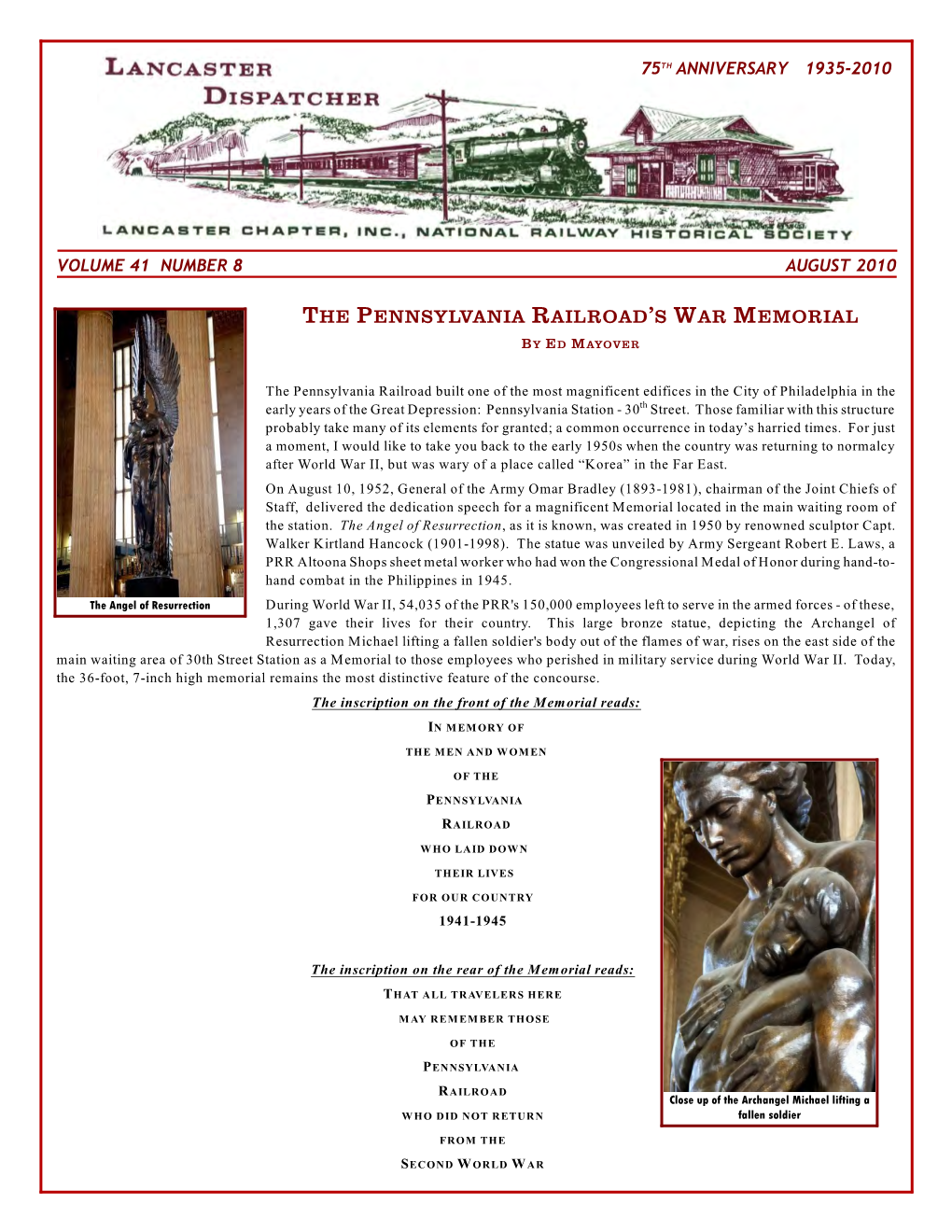 The Pennsylvania Railroad's War Memorial