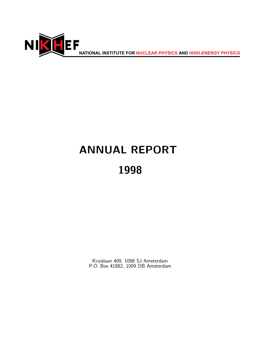 Annual Report 1998